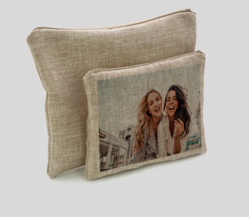 Kit Pochette in  Juta 24x20cm. e 18x15cm. per sublimazione