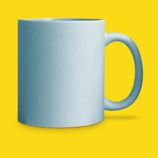 Tazzina da caffé in ceramica colori pastello 2,5 oz