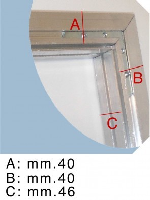 Telaio Alluminio Profilo 5