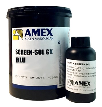 Amex - Emulsione Screen-Sol GK Blu