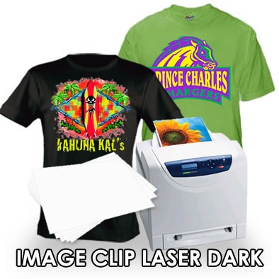 Carta Transfer  IMAGE CLIP LASER DARK Autoscontornante con effetto serigrafico