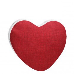 Federa Bicolore Cuore 40x40 cm. Retro FineArt