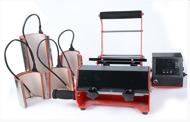 Pressa con riscaldatore larghezza doppia con accessori